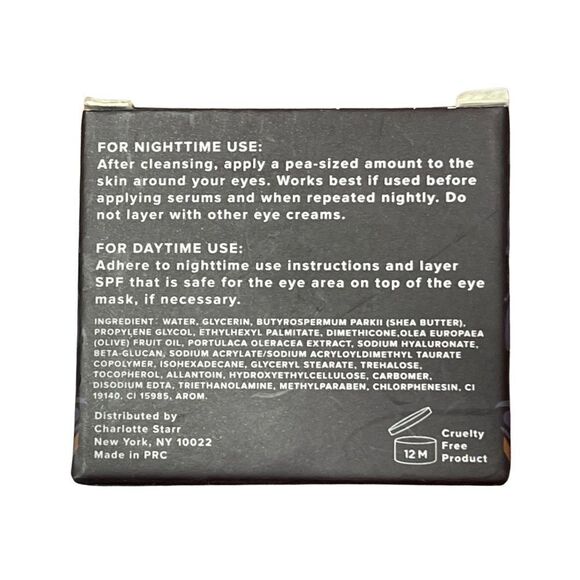 Charlotte Starr Revitalzing Firming Eye Mask NIB - Picture 3 of 3